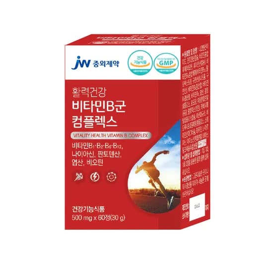 JW중외제약 비타민B군 컴플렉스 60정 1개