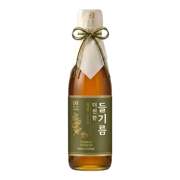 모은 전통압착 통들깨 들기름 100퍼센트 350ml 1개