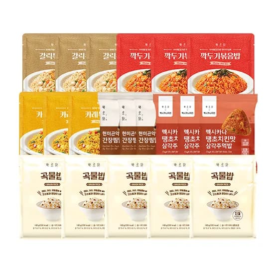 바르닭 다이어트 밥 6종 세트 20팩 1세트