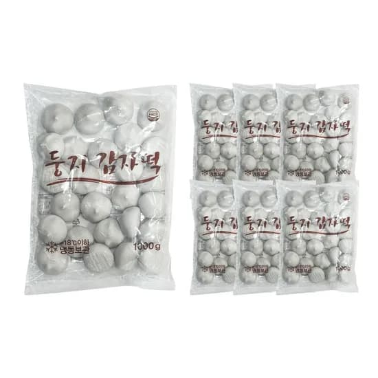 둥지 강원감자떡 냉동 1kg 6개 27,500원