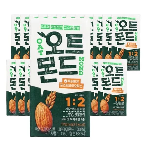 연세 오트몬드 오리지널 저당 저칼로리 식단관리 190ml 24개