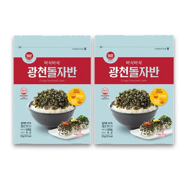 바다모아 광천 돌자반 55g 5개