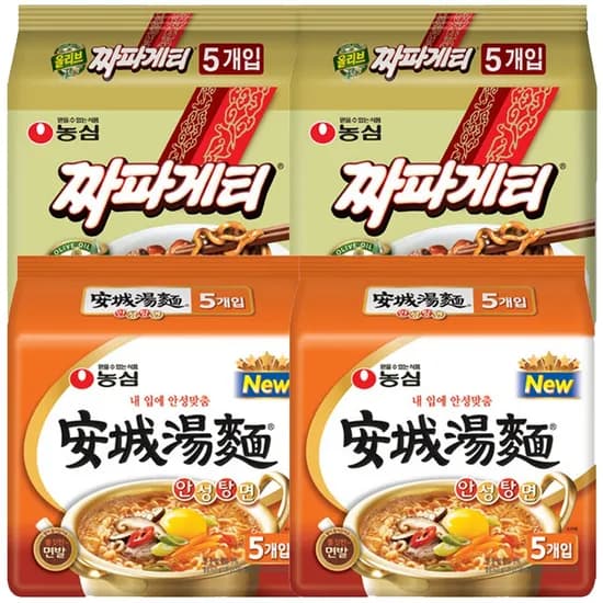 농심 짜파게티 10개 외 1종