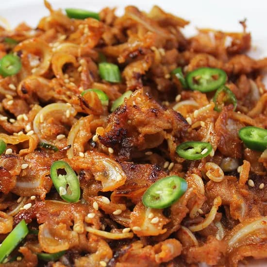 한돈 매콤양념 고추장 오돌뼈 300g 3개