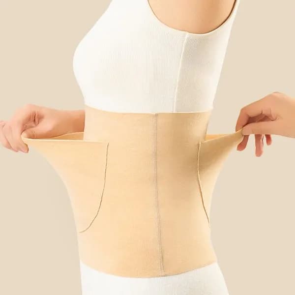 심플리프 더블 포켓 복부 보온 벨트 25cm 1개