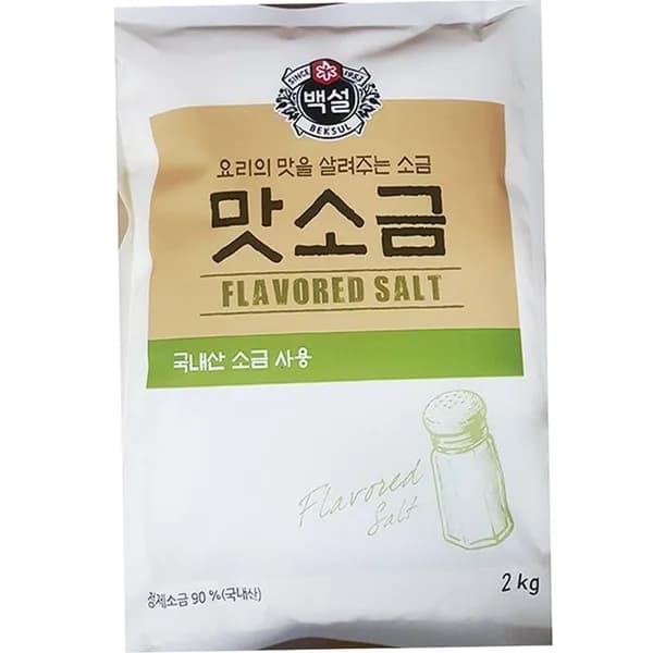 백설 맛소금 업소용 대용량 2kg 1개