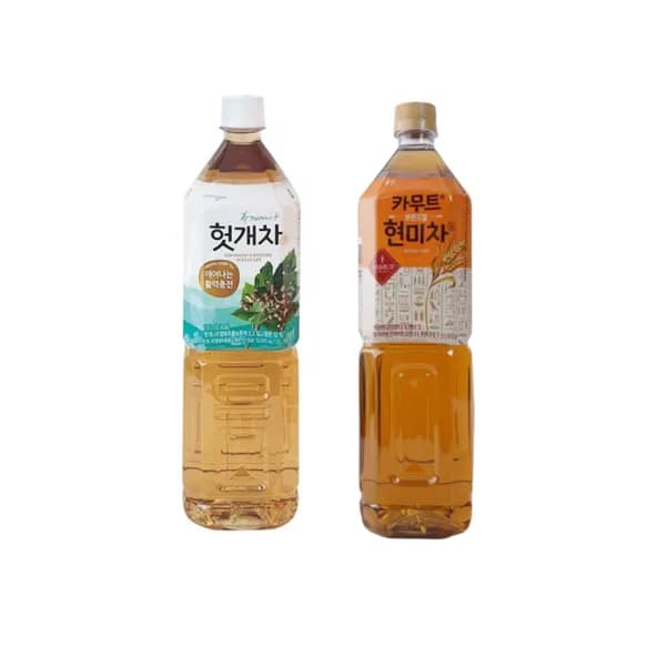웅진 헛개차 1.5L 12개 + 카무트현미차 1.5L 12개 1세트