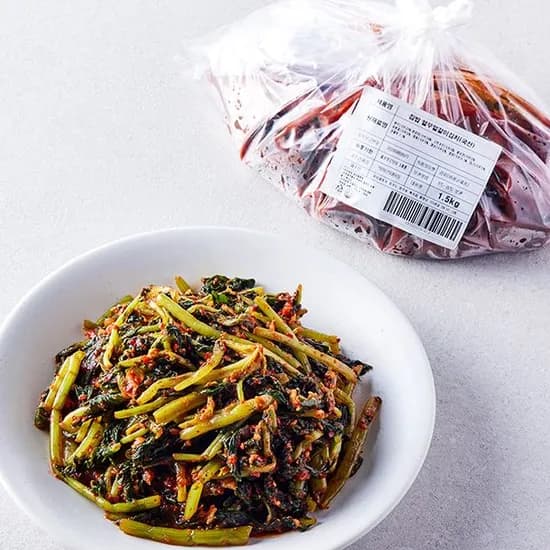 집밥 열무얼갈이김치 1.5kg 1개