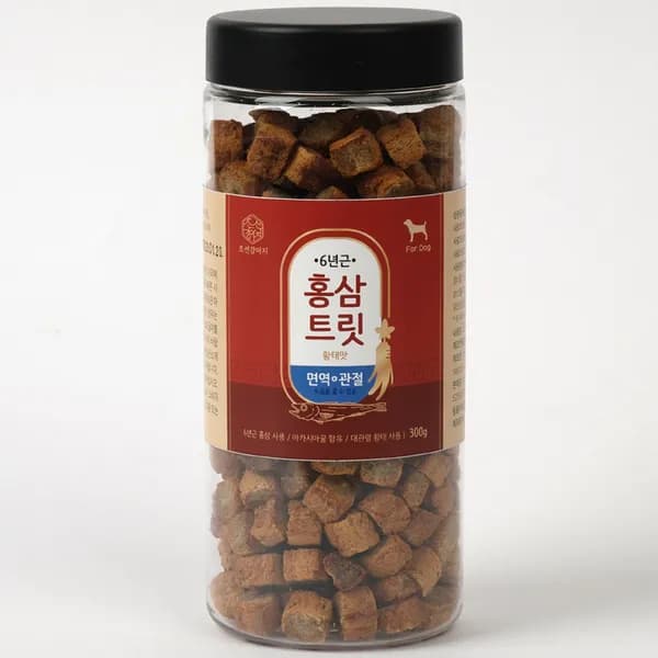 조선강아지 6년근 홍삼트릿 300g 1개