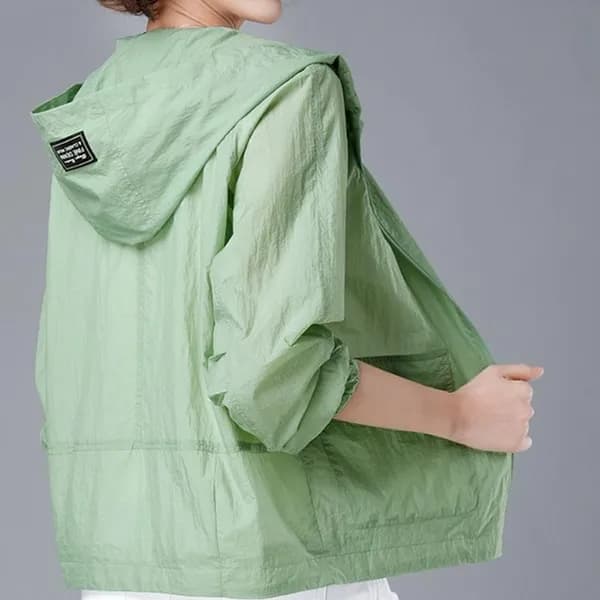 여성 경량 방수 초경량 바람막이 자켓 브릭 2XL