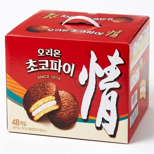 오리온제과 초코파이 1872g 48개입 1박스 16,200원