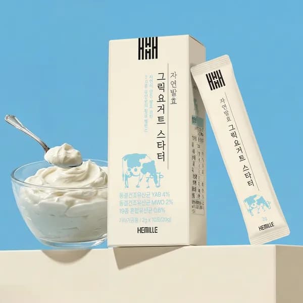 헤밀레 김소형 그릭요거트 스타터 2g 30포 3박스