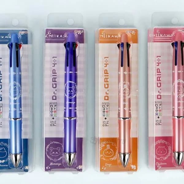 치이카와 Dr.Grip 4+1 볼펜 하치와레 1개 29,500원