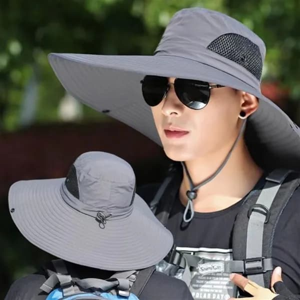 UFO 챙모자 자외선차단 네이비 1개