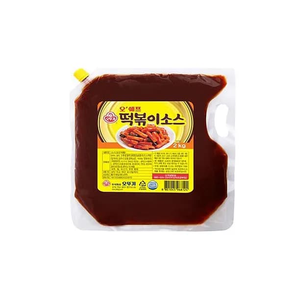오뚜기 오쉐프 떡볶이소스 2kg 1개 9,460원