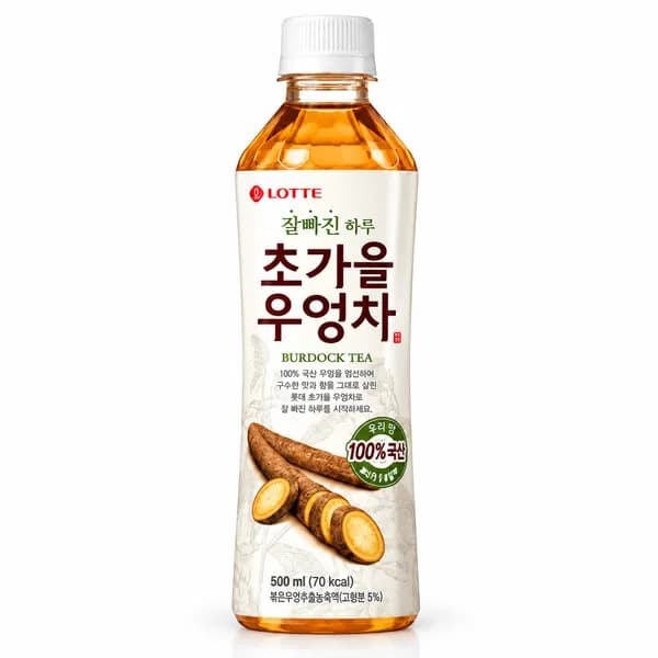 롯데칠성 잘빠진 하루 초가을 우엉차 500ml 24개