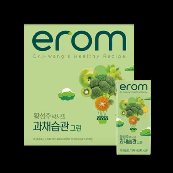 이롬 과채 습관 그린 190ml 16개