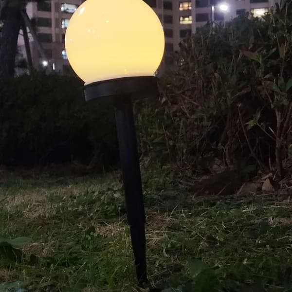 태양광 정원등 주황 2개