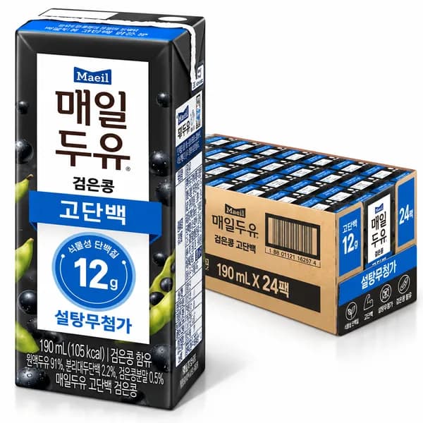 매일두유 고단백 검은콩 190ml 24개 20,900원