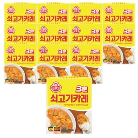 오뚜기 쇠고기 카레 200g 10개