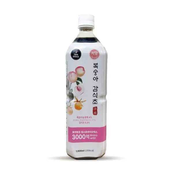 유나인 저당 복숭아감식초 1000ml 1개