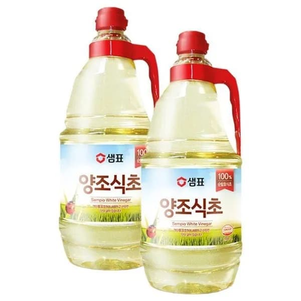 샘표 양조식초 1.8L 2개 6,490원