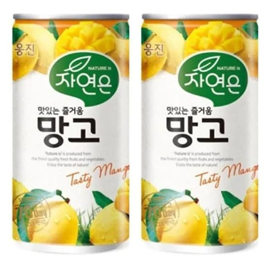 웅진 자연은 망고 180ml 30캔