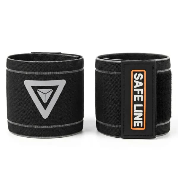 SAFE LINE 반사 안전 각반 고급형 블랙 1개