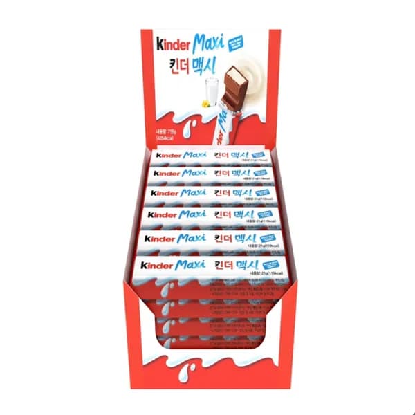 킨더 맥시 초콜릿 756g 2개 46,500원