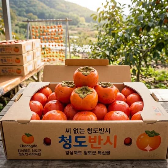 경북 청도 반시 5kg 1박스