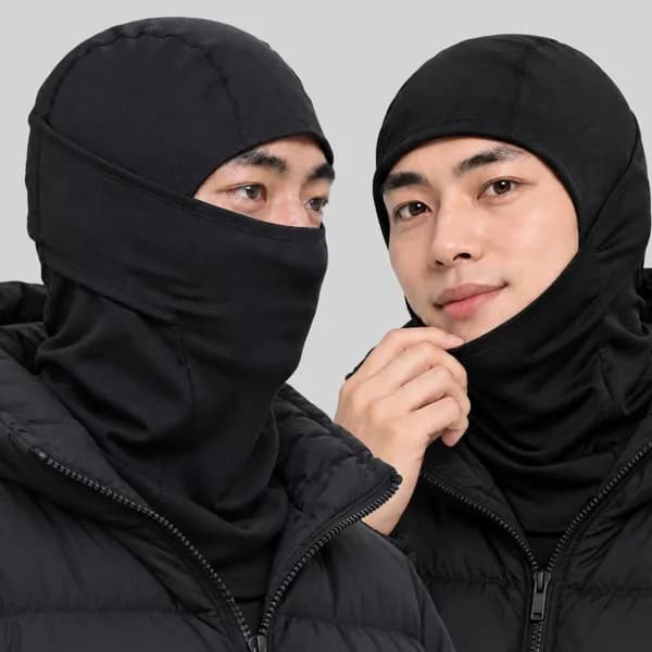 딥루트 방한 기모 바라클라바 블랙 2개