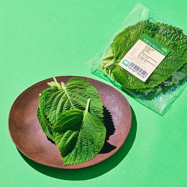 깻잎 유기농 (40g 내외 또는 30장)