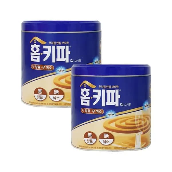 홈키파 모기향 캔 50P, 2개 16,720원