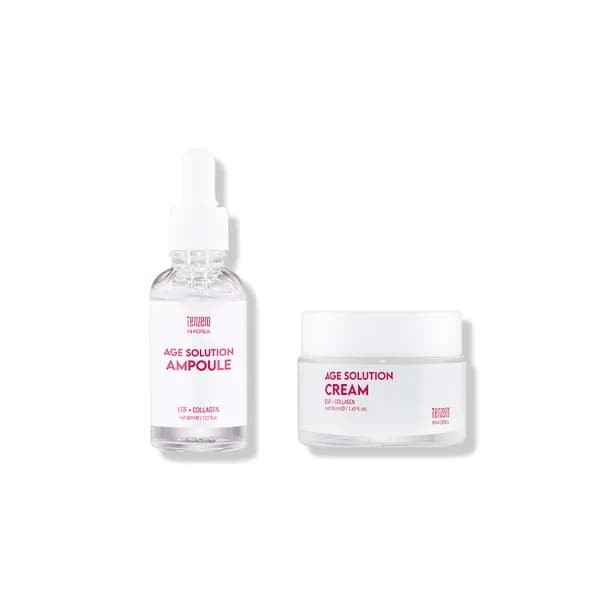 텐제로 솔루션 앰플 크림 2종 세트 에이지 80ml 1세트