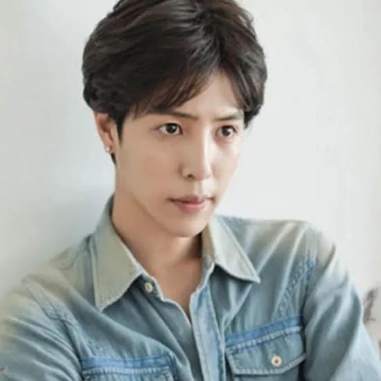 남성용 자연스러운 가르마 가발 내츄럴블랙 1개