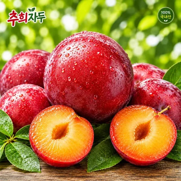 가을자두 추희자두 왕특대과 특품 5kg 1박스
