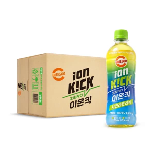 광동 비타500 이온킥 제로 샤인레몬러쉬 500ml 20개