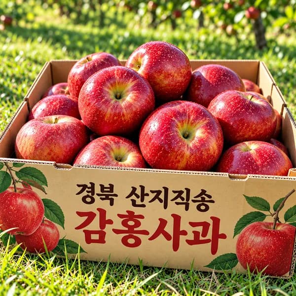 경북 감홍사과 2kg 1박스 11,900원