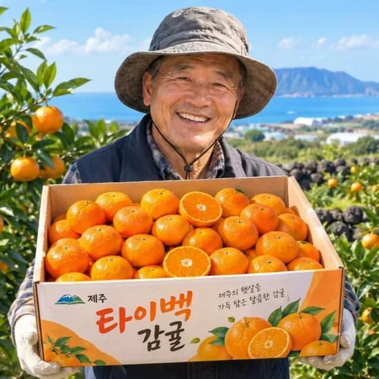 제주 타이벡감귤 5kg 1개