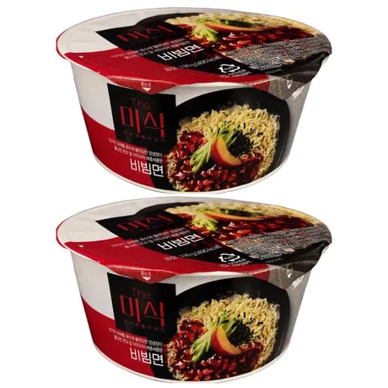 하림 더미식 비빔면 컵 130g 2개