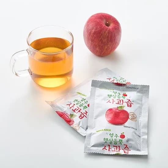 영주 햇살듬뿍 사과즙 100ml 30포