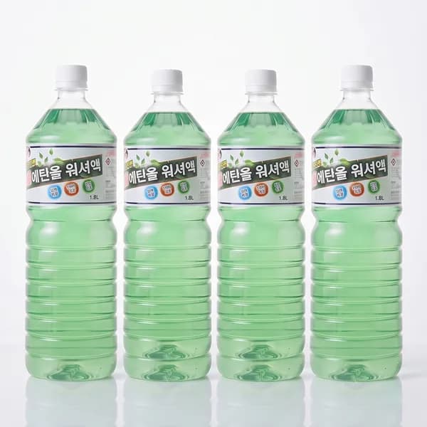 탑크린 사계절 에탄올 워셔액 1.8L 4개
