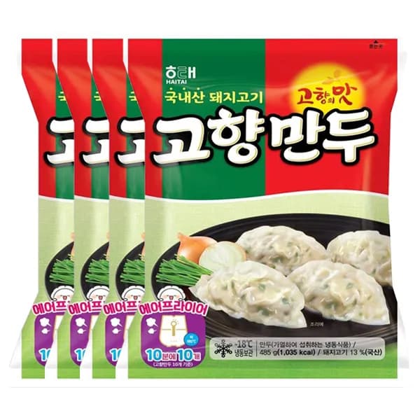 해태제과 고향만두 485g 4봉