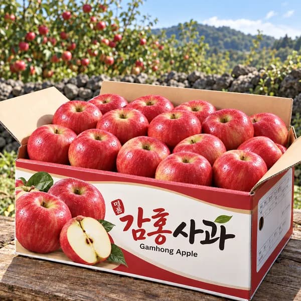 햇 감홍사과 3kg 1박스