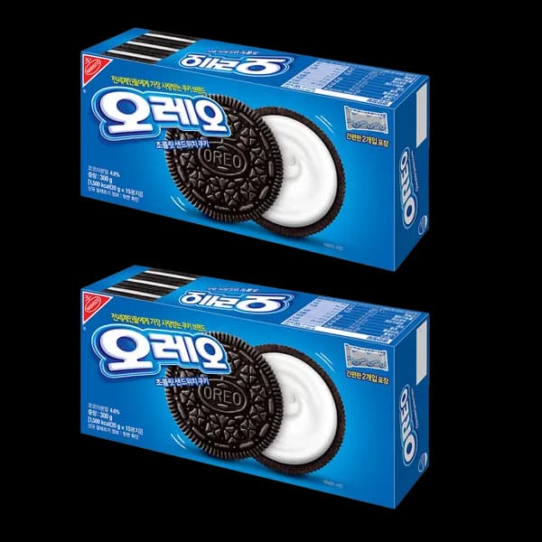 오레오 대용량 300g 2개 9,500원