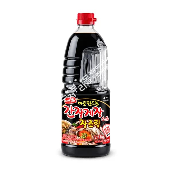 광야식품 바로만드는 간장게장 장조림 소스 2400g 1개