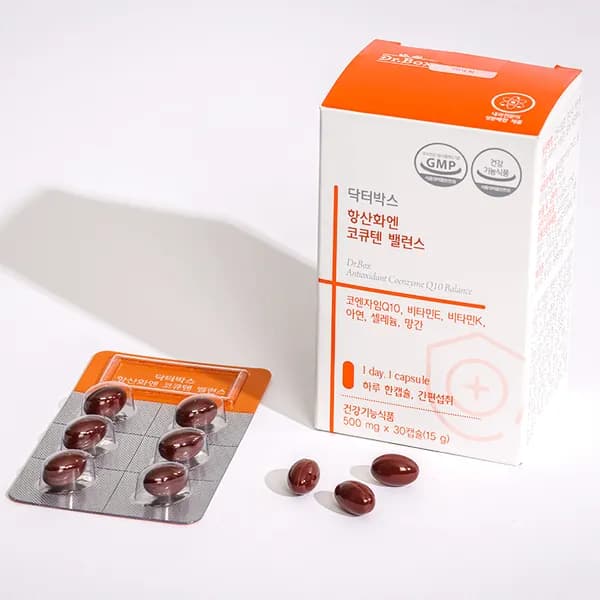 닥터박스 면역 코큐텐 밸런스 500mg 60캡슐 2박스