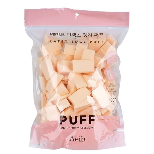 에이브 라텍스 엣지 퍼프 100개