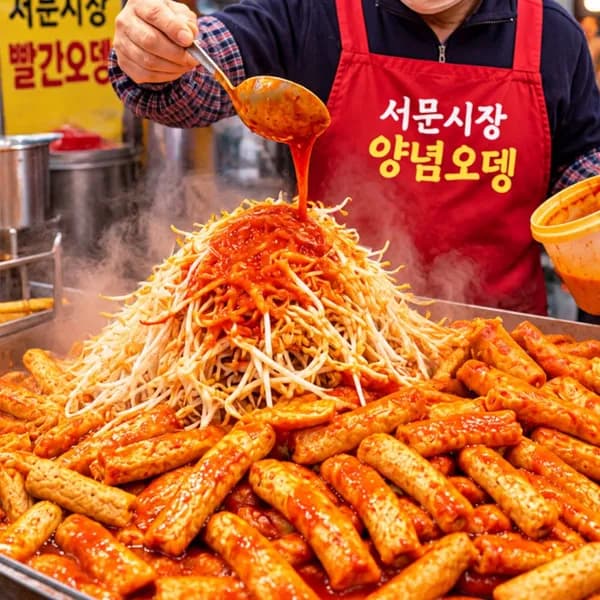 대구 서문시장식 양념오뎅 밀가루없는 230g 5팩