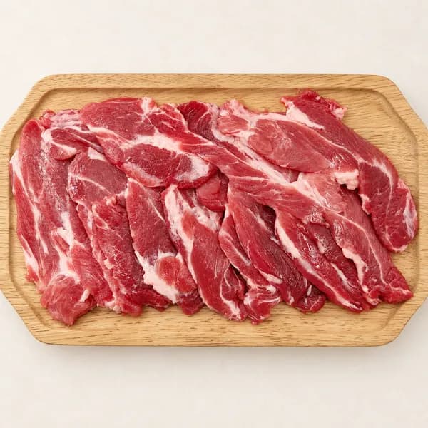 한돈 낙엽살 구이용 수육용 600g